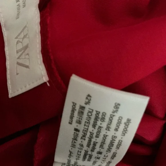 Elegant Red Women's Skirt - Picture 5 of 6